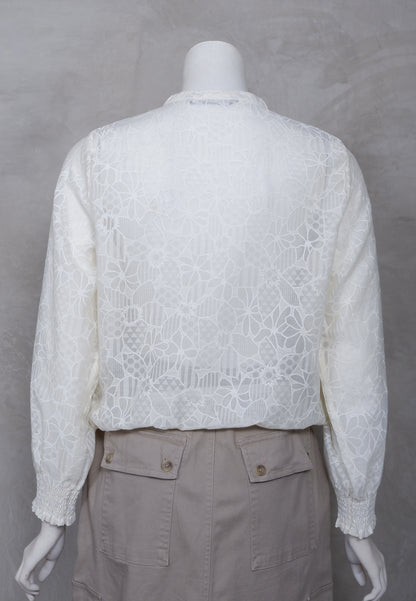 Triset Ladies Blouse Wanita Lengan Panjang Lace Transparan | Reguler Fit | LR3051978