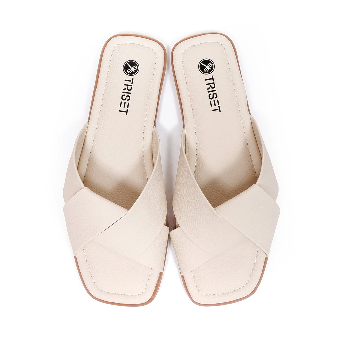 Triset Sandal Wanita | Flat | Slide | Selop Casual | TF6400203