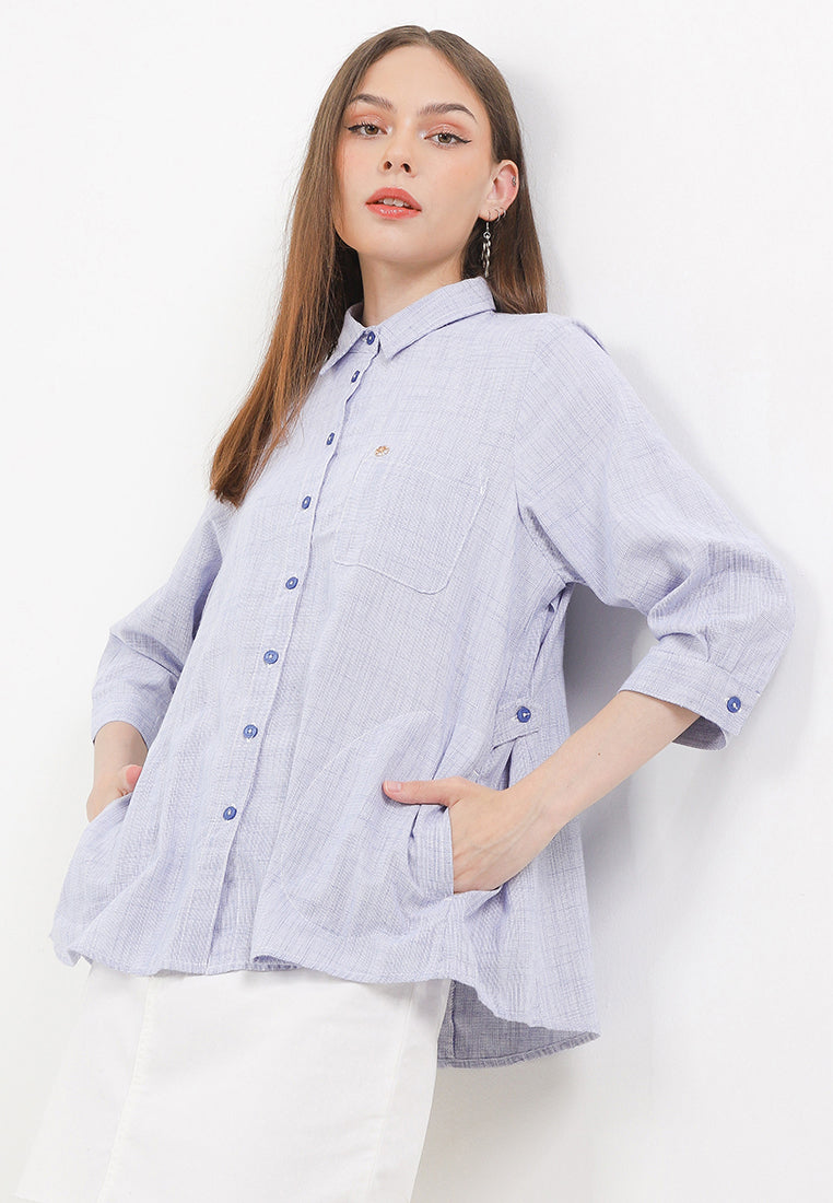 TRISET TRISET CASUAL PAKAIAN WANITA BLOUSE - TR3097001