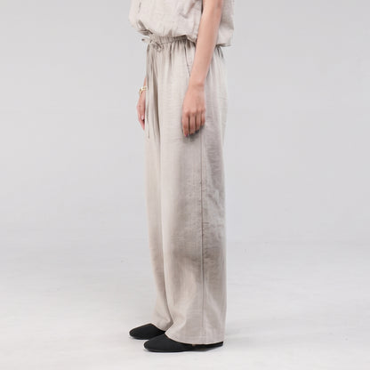 Triset Ladies Celana Panjang Wanita Baggy Pants Wide Leg | Loose Fit | LP8003790