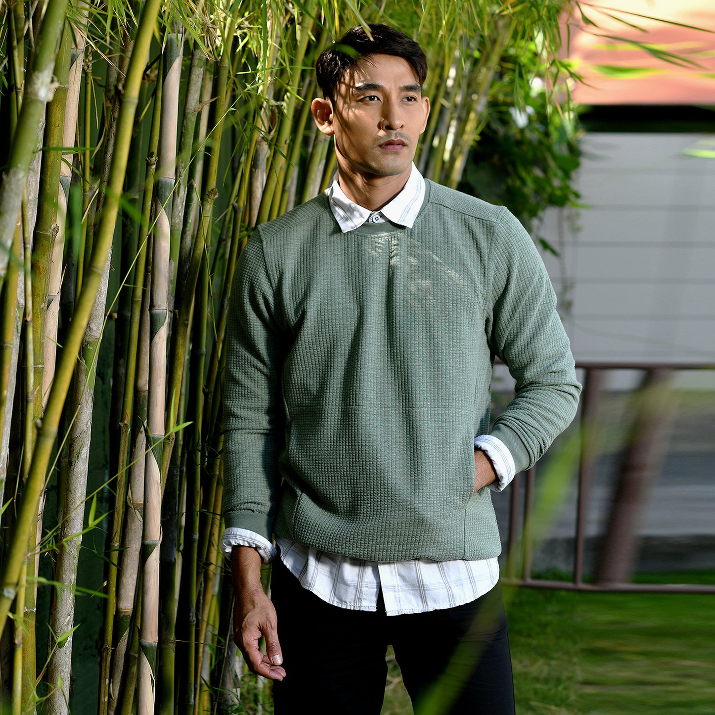 WATCHOUT PAKAIAN PRIA LENGAN PANJANG SWEATSHIRT | REGULER FIT | CASUAL | WK2003600
