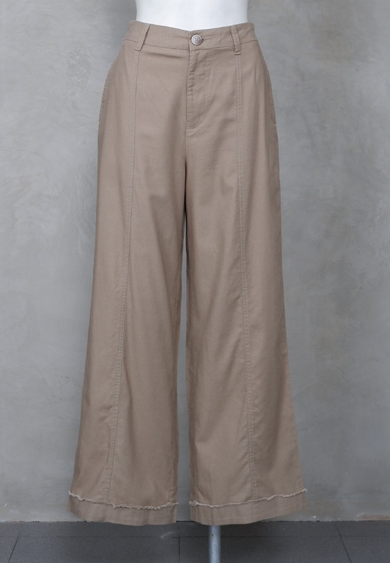 Triset Casual Celana Panjang Wanita Wide Leg Highwaist | Loose Fit | TP8005700