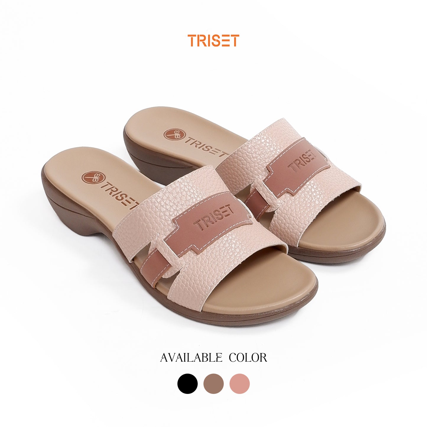 Triset Sandal Wanita | Casual | Semi Formal | Wedges | TQ6100203
