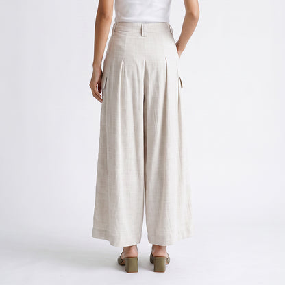 Triset Casual Celana Panjang Wanita Wide Leg Palazzo High Waist | Relaxed Fit | TP6006751