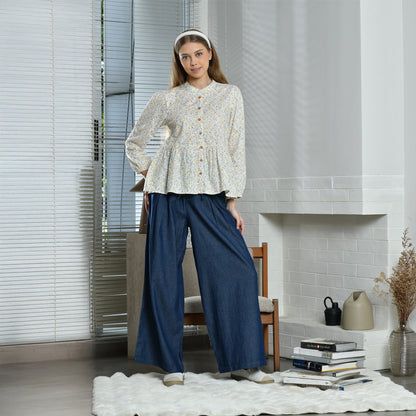 Triset Casual Pakaian Wanita Blouse - TR3103978