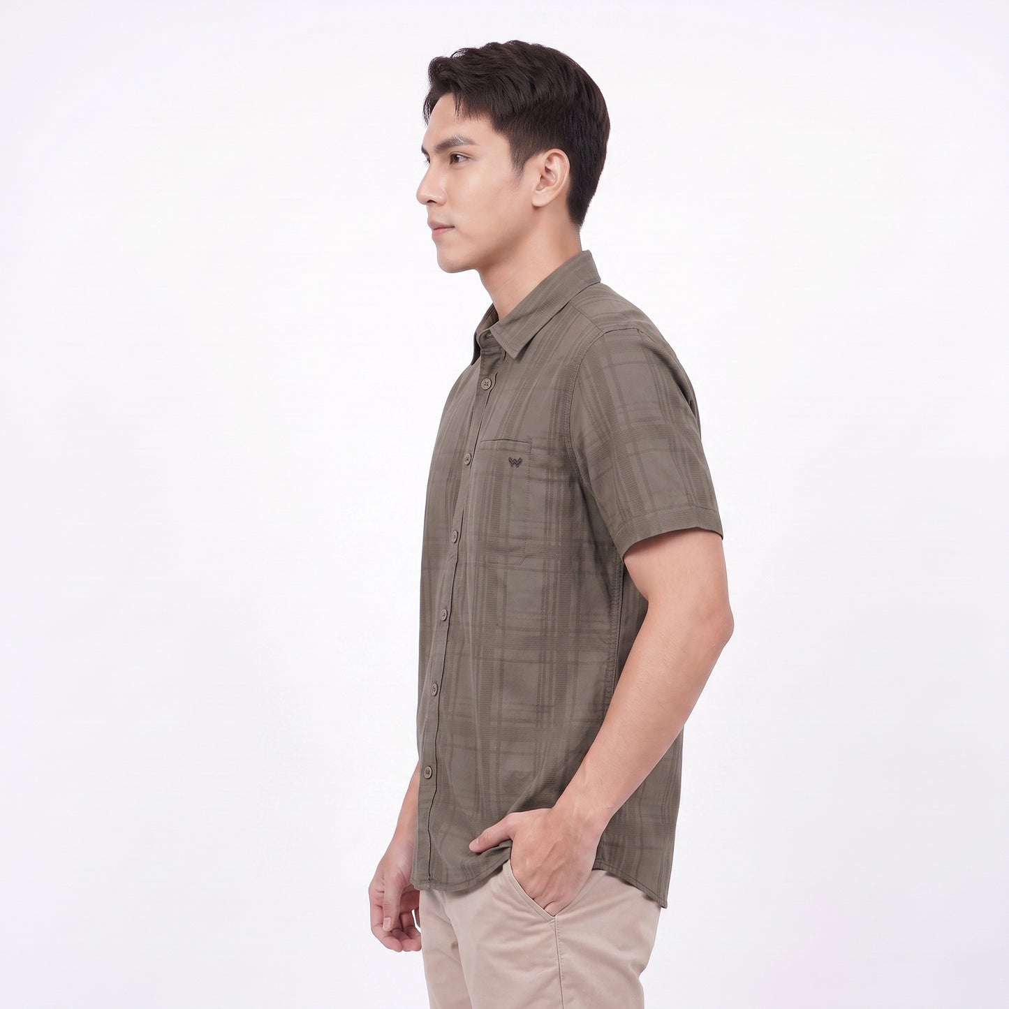 WATCHOUT KEMEJA LENGAN PENDEK PRIA | REGULER FIT | CASUAL | WS514861709