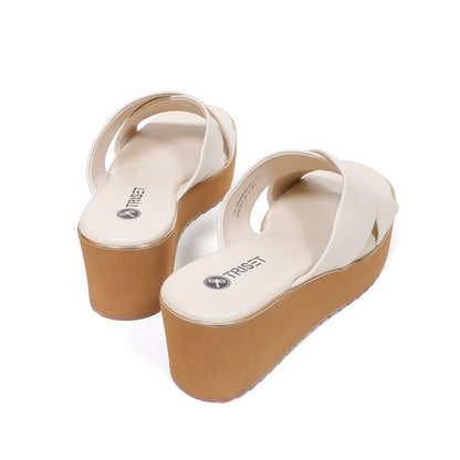 Triset Sandal Wanita | Casual | Wedges | - TQ6400203