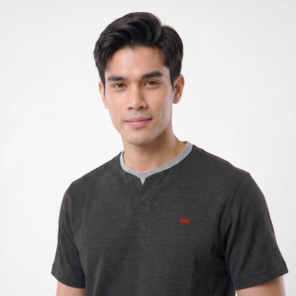 WATCHOUT KAOS PAKAIAN PRIA LENGAN PENDEK V-NECK | REGULER FIT | CASUAL | WK401290001