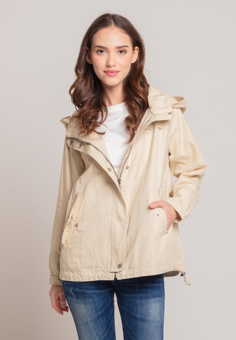 Triset Casual Jacket Parka Wanita Hoodie | Reguler Fit | TJ3029900