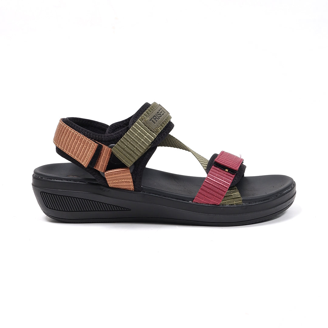 Triset Sandal Wanita | Sandal Gunung | Platform Strappy | Casual | TQ8001609