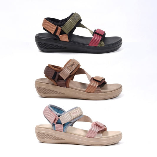 Triset Sandal Wanita | Sandal Gunung | Platform Strappy | Casual | TQ8001609