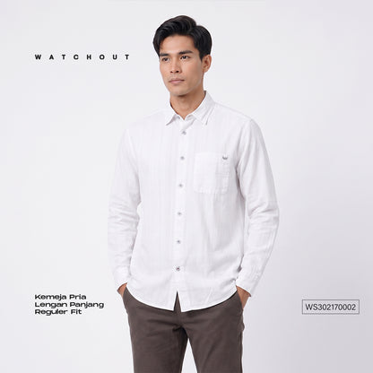 WATCHOUT KEMEJA PRIA LENGAN PANJANG | REGULER FIT | CASUAL | WS302170002