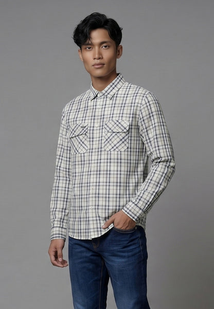 Watchout Kemeja Pria Lengan Panjang | Slim Fit | Jeans | JS3033601