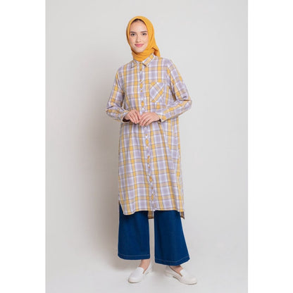 Triset Ladies Midi Dress Wanita Lengan Panjang Asimetris | Reguler Fit | LD3028601