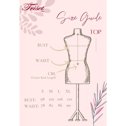 Triset Ladies Pakaian Wanita CHERISE BLOUSE - LR3040500