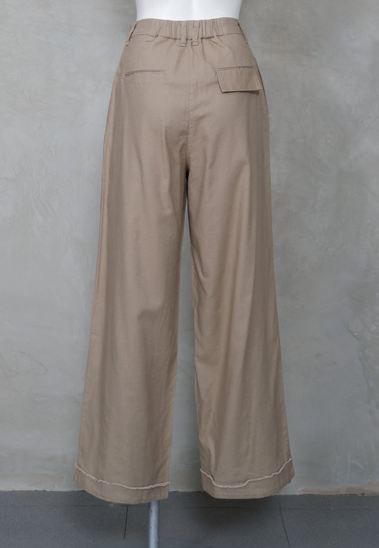 Triset Casual Celana Panjang Wanita Wide Leg Highwaist | Loose Fit | TP8005700