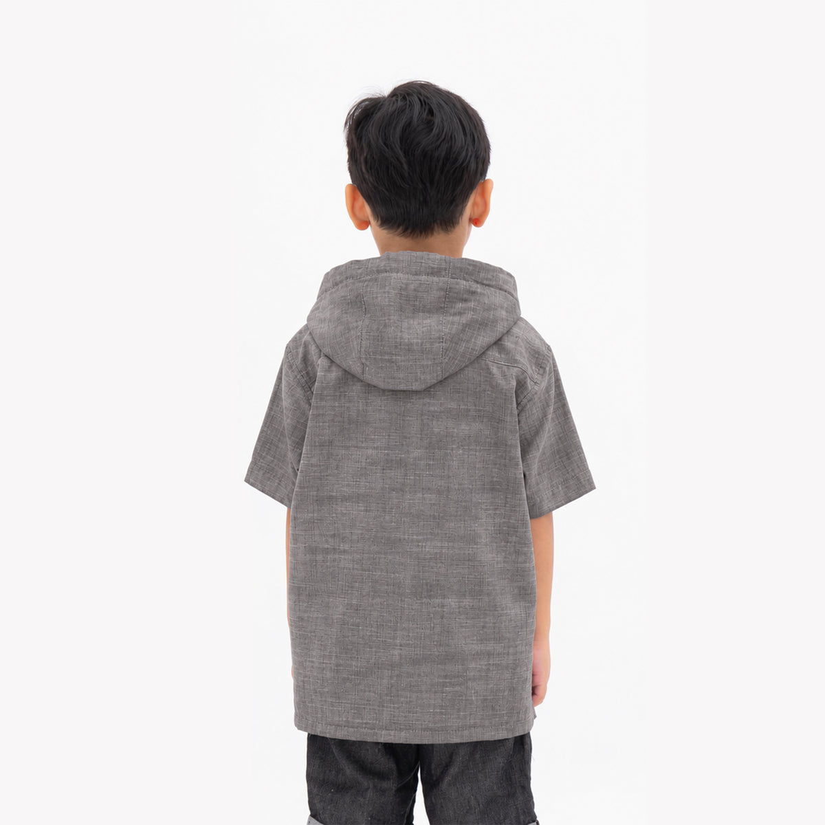 OXA Kids Kemeja Hoodie Anak Lengan Pendek | Reguler Fit | OS5104301