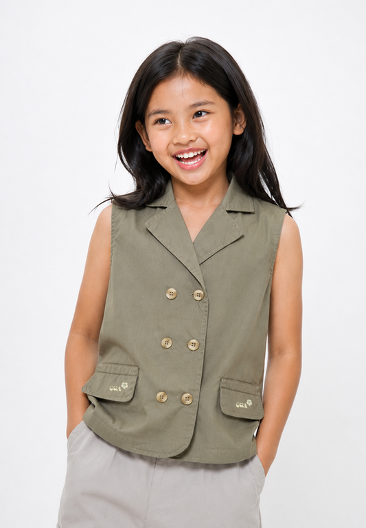 OXA KIDS GIRL MOLY VEST JACKET - OJ1100100