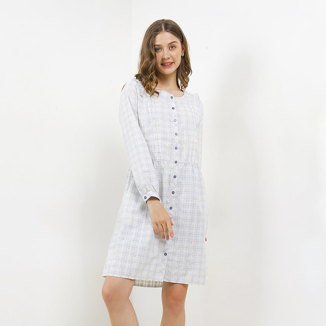 Triset Casual Pakaian Wanita TASYA RUFFLE MINI DRESS - TD3017801