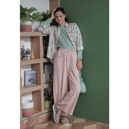 Triset Ladies Celana Panjang Wanita Cullote Highwaist | Wide Leg | LP6004300