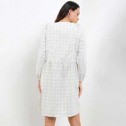 Triset Casual Pakaian Wanita TASYA RUFFLE MINI DRESS - TD3017801