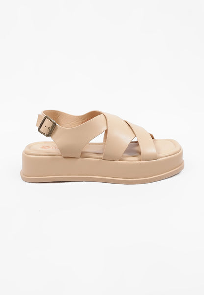 Triset Sandal Wanita | Casual | Cross Strap | Flat - TF8004303