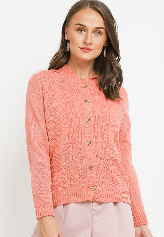 TRISET CASUAL FEY SHORT HOODIE CARDIGAN - TM7001300