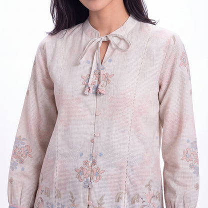 Triset Ladies Blouse Wanita Floral Lengan Panjang | Reguler Fit | LR305389A