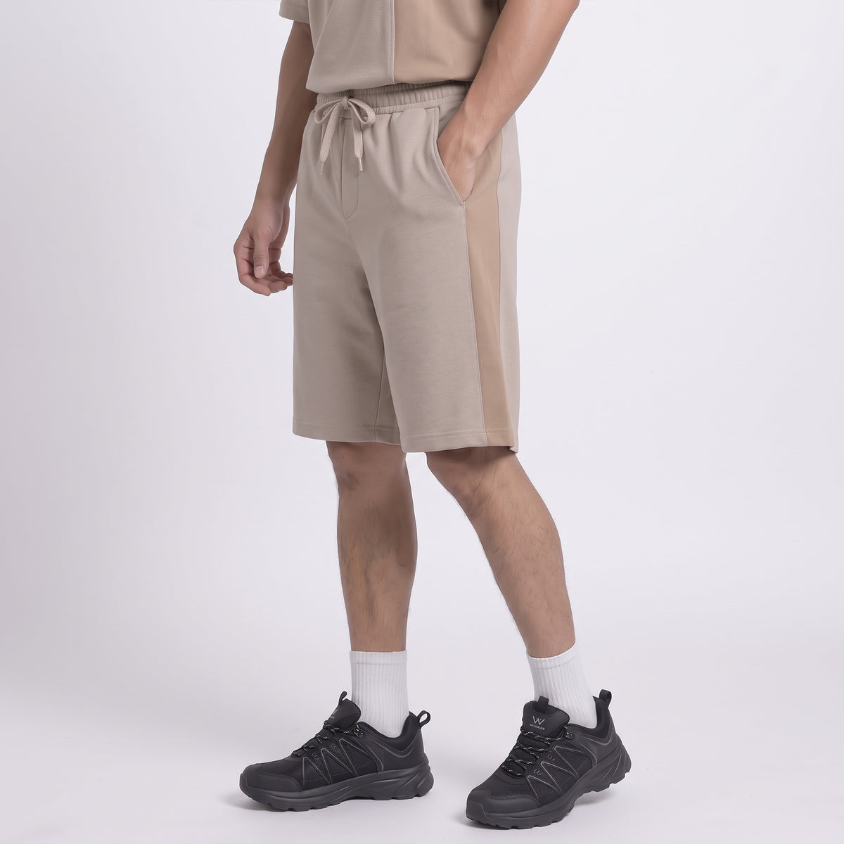 WATCHOUT CELANA PENDEK SWEAT SHORT PRIA ONE SET | REGULER FIT | CASUAL | JP400195A06