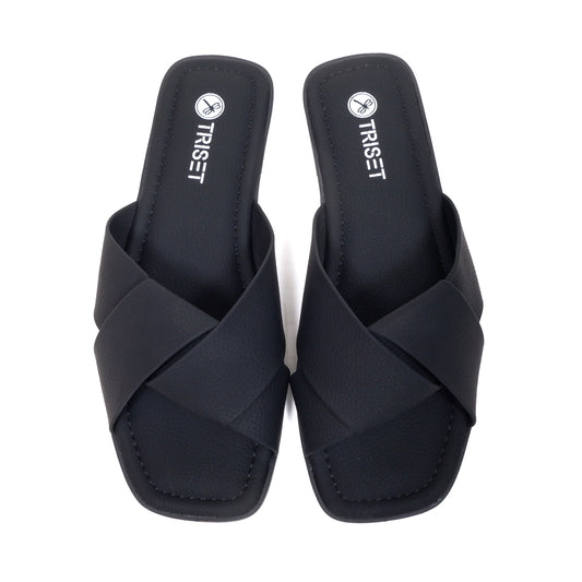 Triset Sandal Wanita | Flat | Slide | Selop Casual | TF6400203