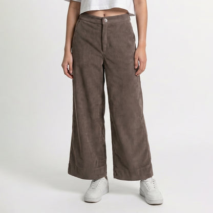 Triset Ladies Celana Panjang Wanita | Cullotes Corduroy | Wide Leg | LP6005272