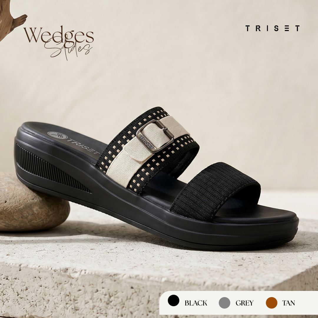 Triset Sandal Wanita | Casual | Semi Formal | Wedges | TQ6200209