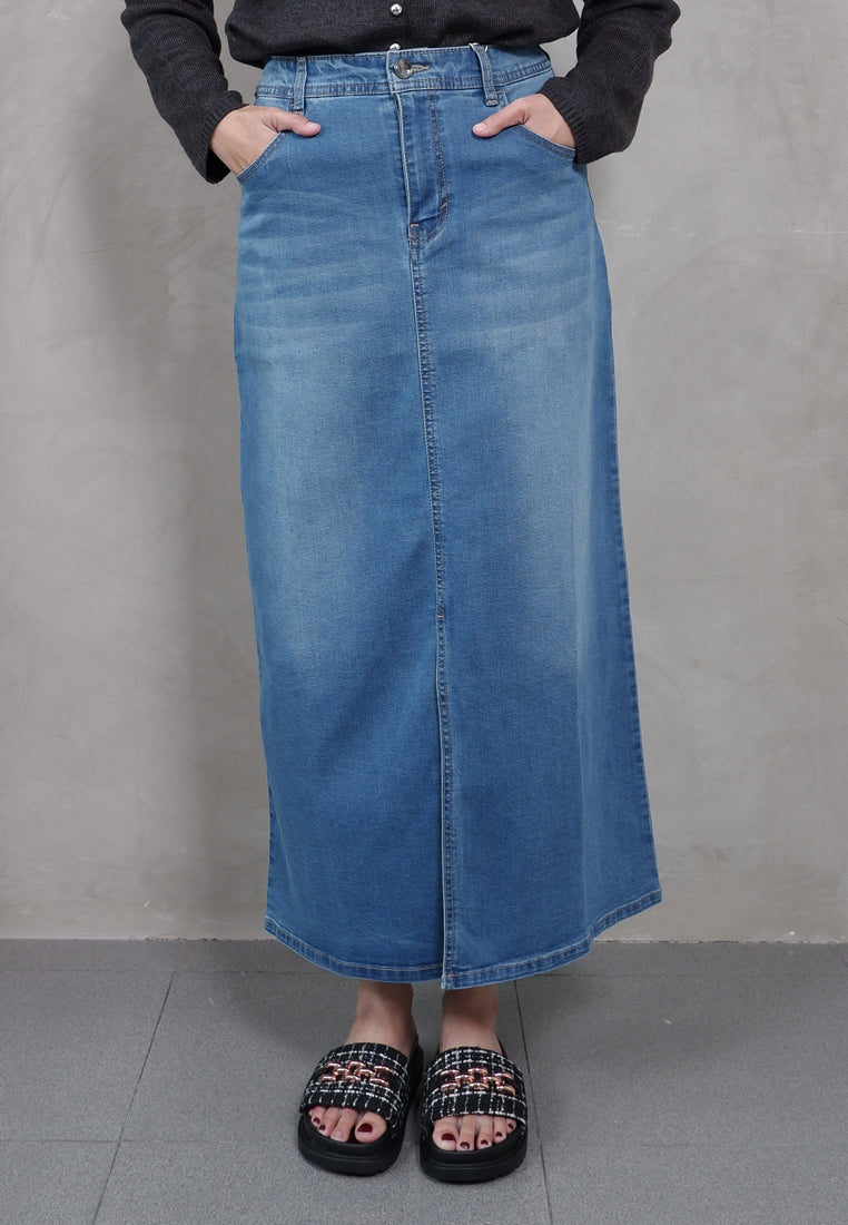 TRISET CASUAL SKIRT DENIM - TN3011410