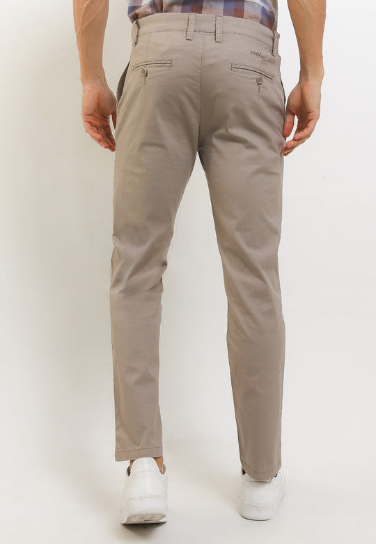 WATCHOUT CASUAL ALEXIS OFFICER PANTS - WP2007400BEIGE/GREY