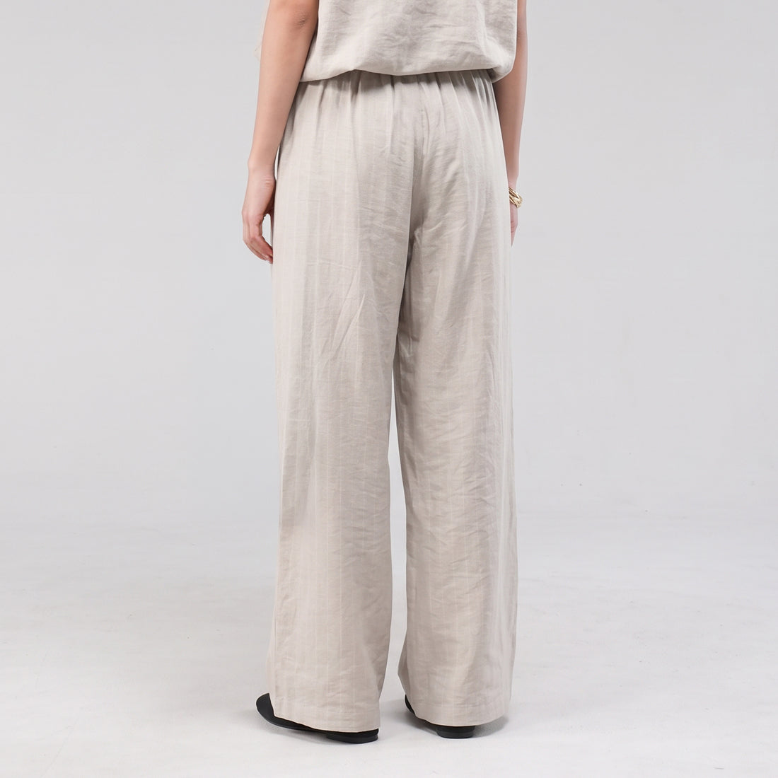 Triset Ladies Celana Panjang Wanita Baggy Pants Wide Leg | Loose Fit | LP8003790