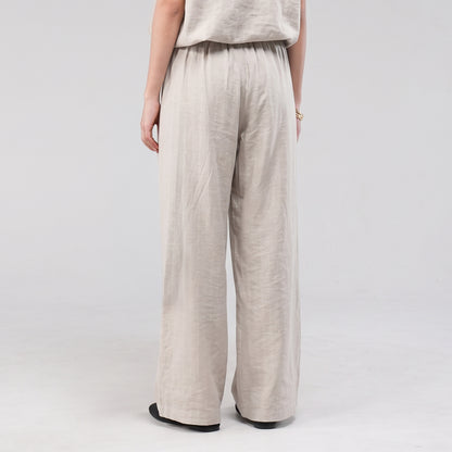 Triset Ladies Celana Panjang Wanita Baggy Pants Wide Leg | Loose Fit | LP8003790