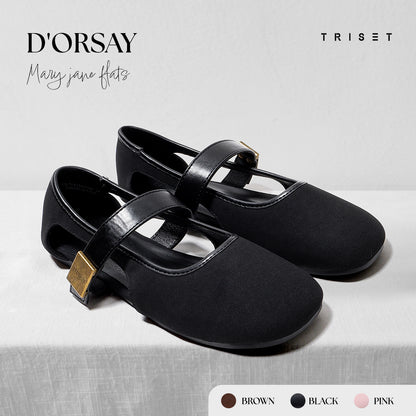 Triset Sepatu Wanita | D'Orsay | Mary Jane | Flat | Semi Formal | TF4104103