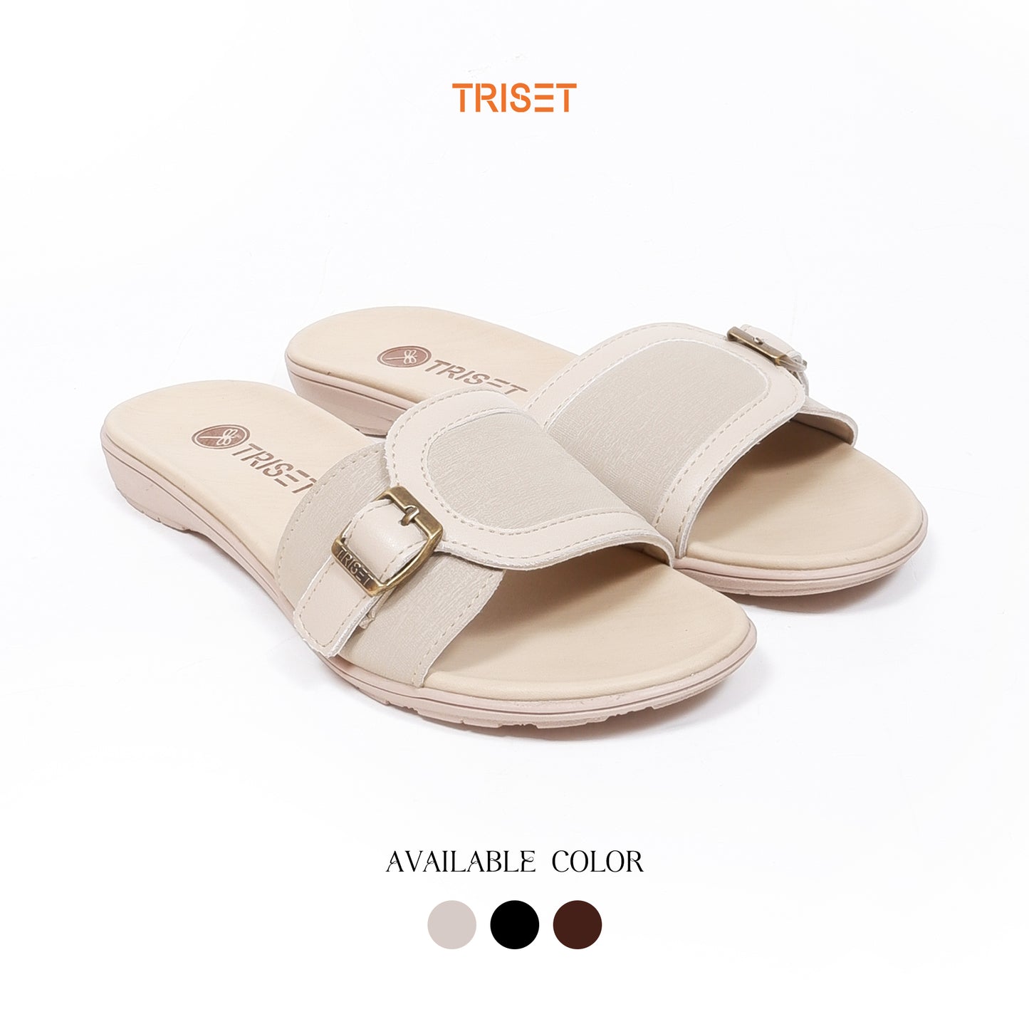 Triset Sandal Wanita | Casual | Santai | Flat | TF6100203