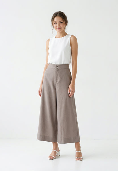 Triset Ladies Celana Panjang Wanita Cullote HighWaist | Wide Leg | LP6004900