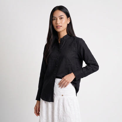 Triset Ladies Blouse Wanita Lengan Panjang Asimetris | Relaxed Fit | LR3052890