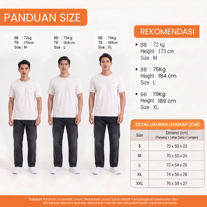WATCHOUT KAOS PAKAIAN PRIA LENGAN PENDEK LEICESTER | REGULER FIT | JEANS | JK402770003