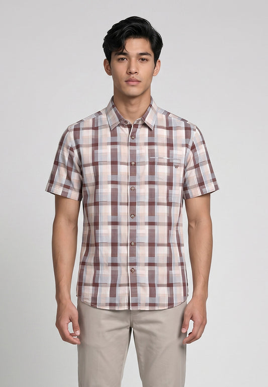 WATCHOUT KEMEJA LENGAN PENDEK PRIA | REGULER FIT | CASUAL | WS514850121