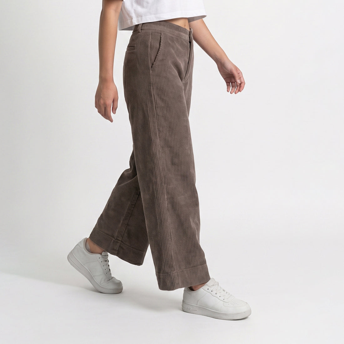 Triset Ladies Celana Panjang Wanita | Cullotes Corduroy | Wide Leg | LP6005272
