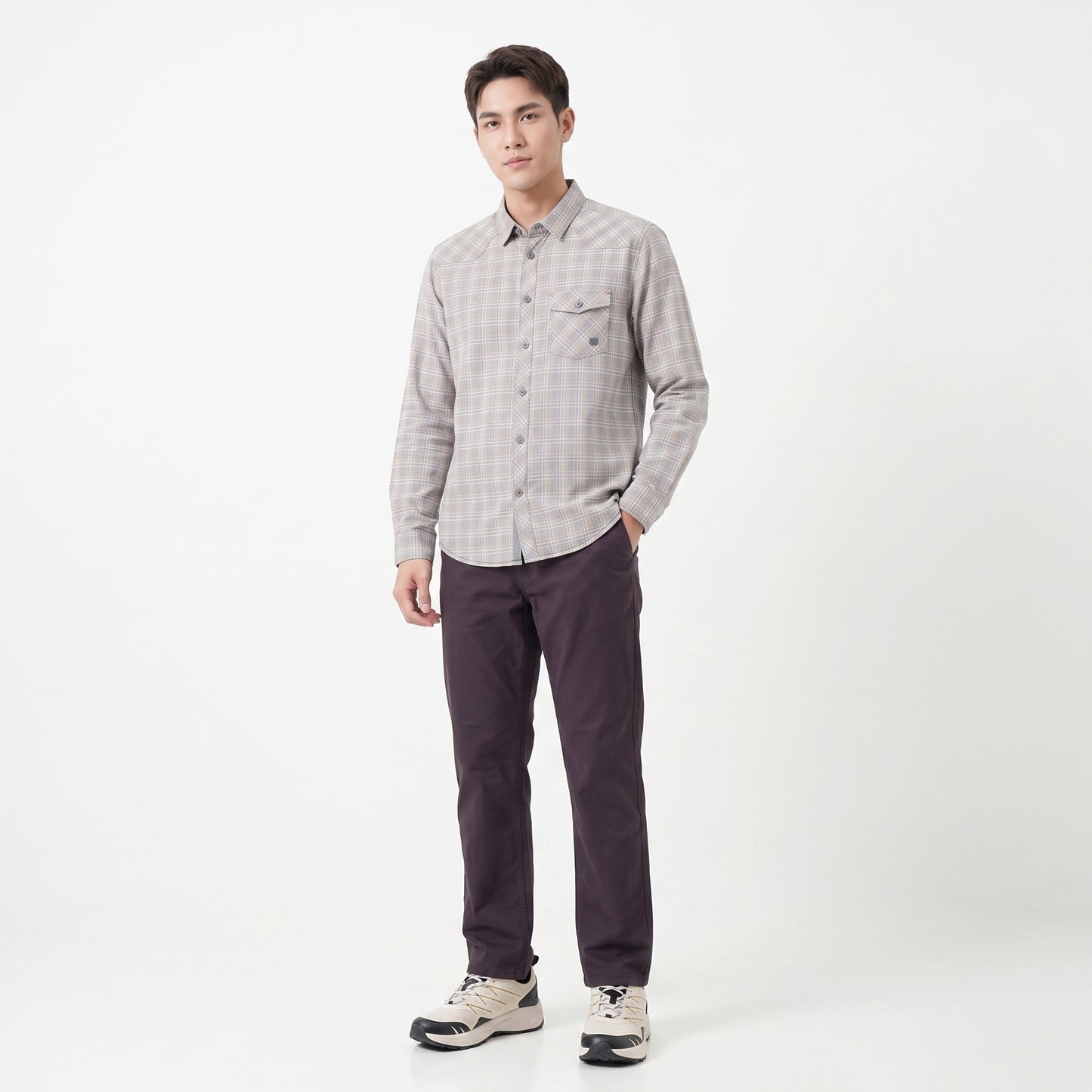 WATCHOUT KEMEJA PRIA LENGAN PANJANG | SLIM FIT | JEANS | JS303390123