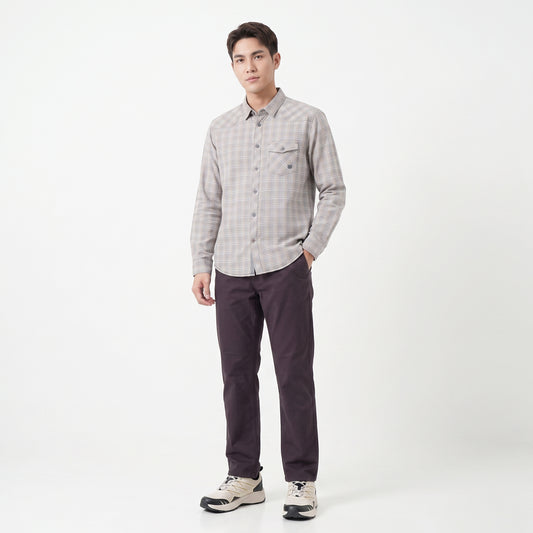 WATCHOUT KEMEJA PRIA LENGAN PANJANG | SLIM FIT | JEANS | JS303390123