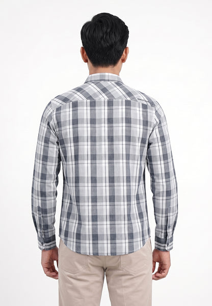 WATCHOUT KEMEJA PRIA LENGAN PANJANG | SLIM FIT | JEANS | JS303370123