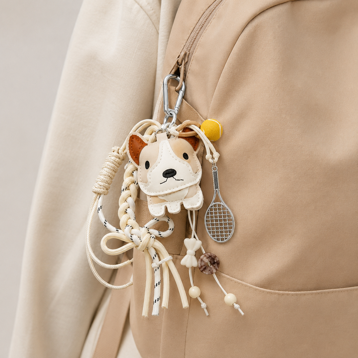 Keychain Karakter Lucu Aesthetic Gantungan Kunci Tas Celana Backpack Charm Unik