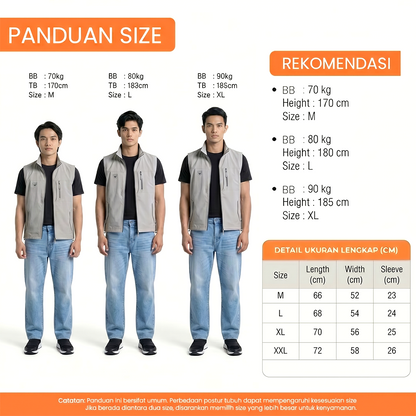 WATCHOUT PADDED VEST PRIA PERTH | REGULER | CASUAL | WJ600200009