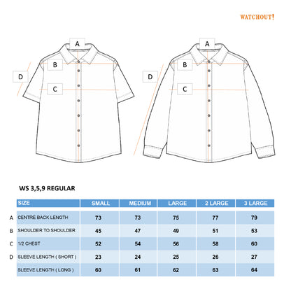WATCHOUT PAKAIAN PRIA SHORT SLEEVE SHIRT OVERSIZE - WS514720004
