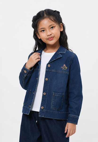 OXA KIDS GIRL XAVIERA JACKET DENIM - OJ3100210